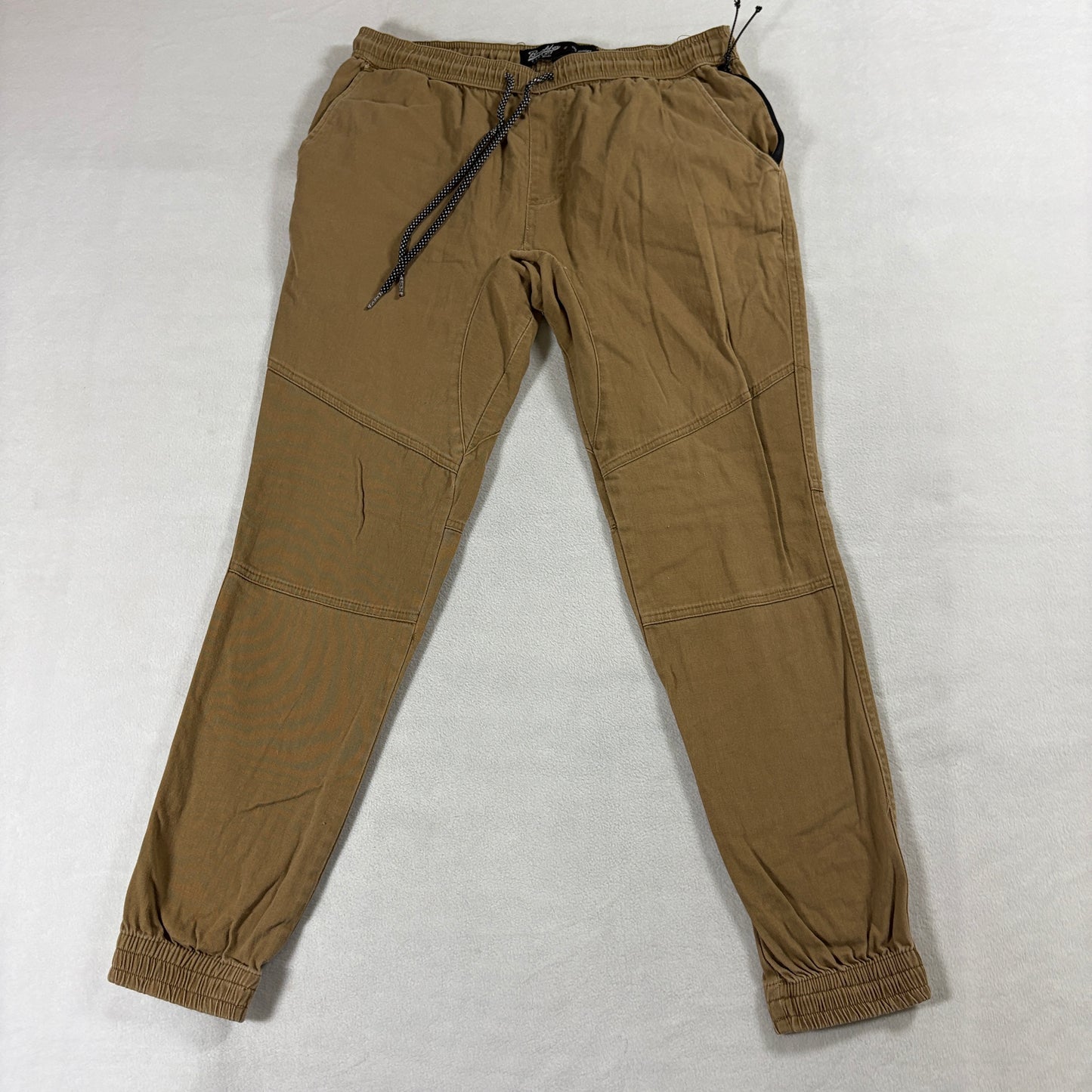 Jogger Pants Mens Brooklyn Cloth M Fits Like 29X28 Tan Streetwear Utility Casual