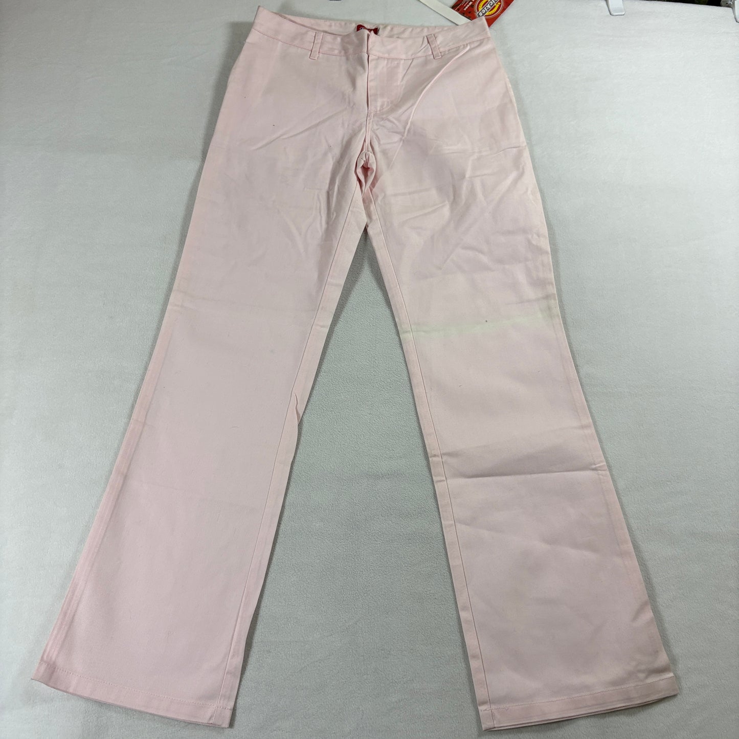 Dickies Workwear Pants Womens 6 Fits Like 30X32 Pink Straight Leg Uniform