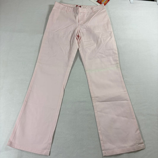 Dickies Workwear Pants Womens 6 Fits Like 30X32 Pink Straight Leg Uniform