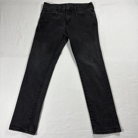 Black Slim Jeans Mens 29x30 Vintage Y2K Street Denim Pants Grunge Retro Oversize