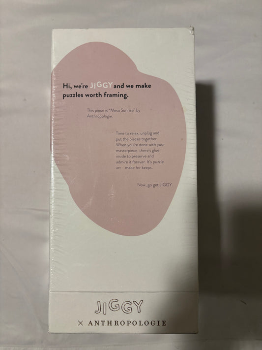 JIGGY x Anthropologie Puzzle Mesa Sunrise 800pc Sealed Frameable Art 2021
