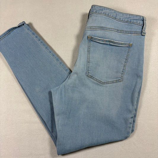 Universal Thread Womens 16/33R High Rise Skinny Light Wash Denim Jeans Y2K