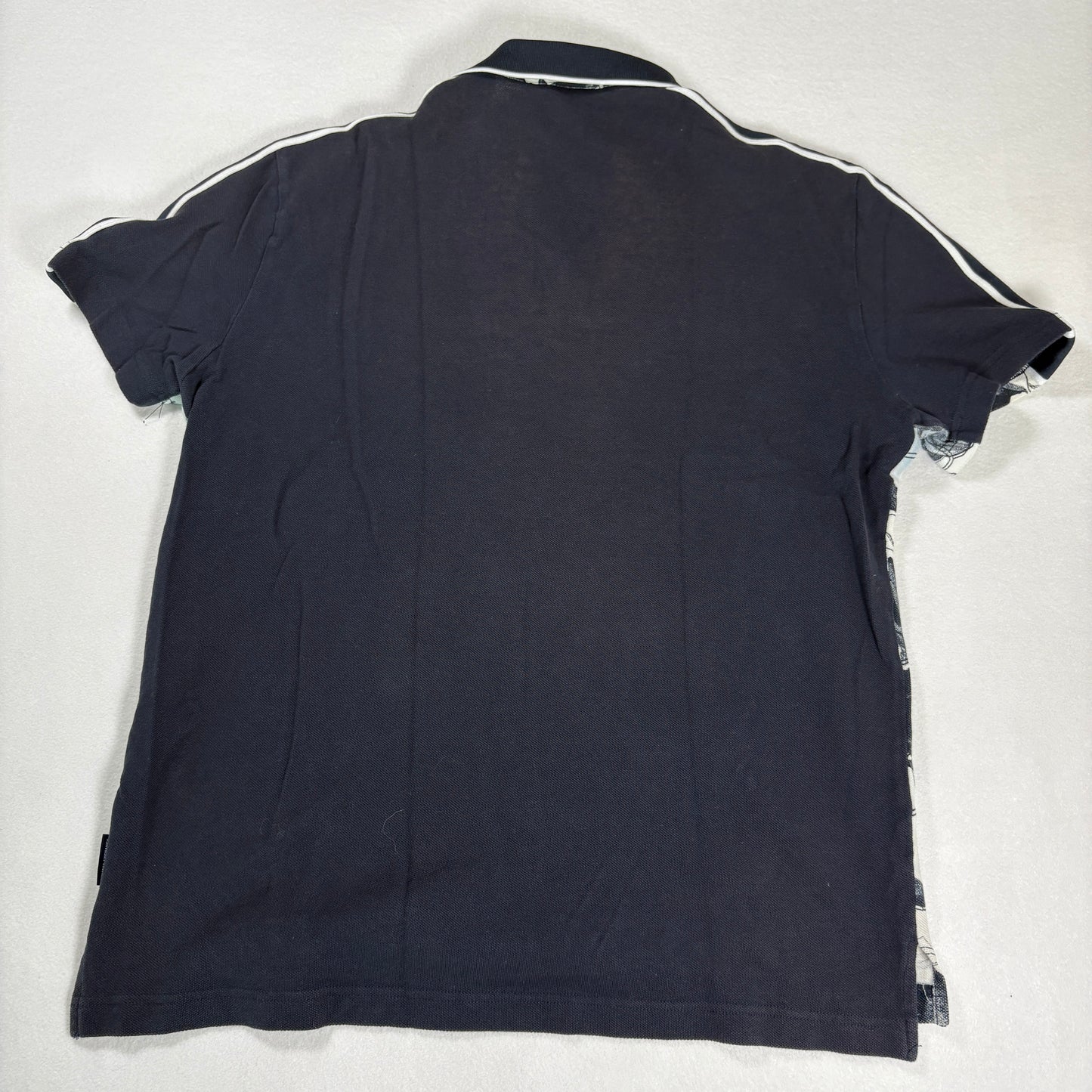 Armani Jeans Mens Polo Shirt XXL Black Short Sleeve Classic Designer Casual AJ