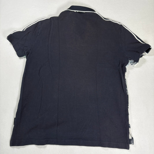 Armani Jeans Mens Polo Shirt XXL Black Short Sleeve Classic Designer Casual AJ