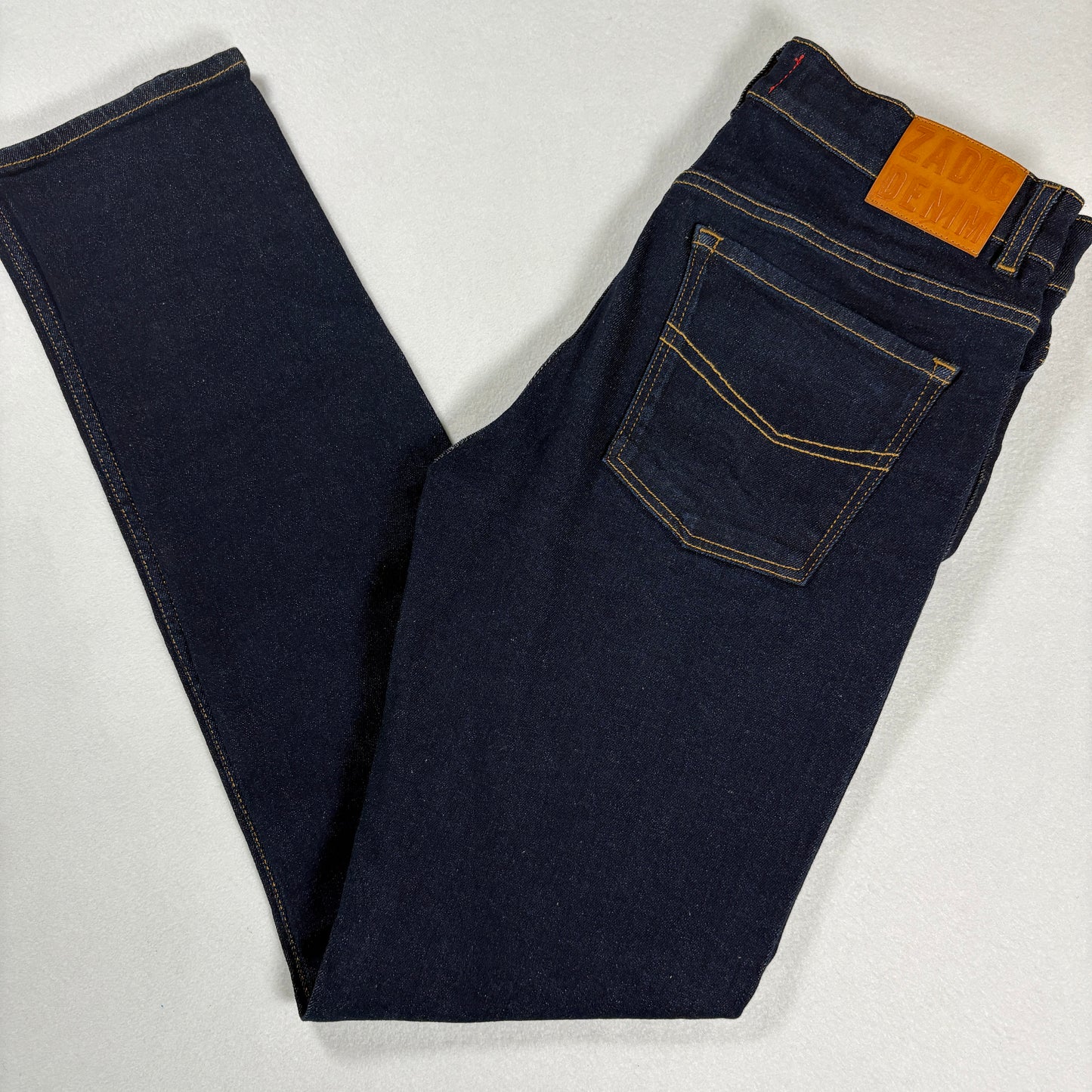 Zadig Voltaire Mens Jeans 33x30 Mick Slim Fit Dark Wash Denim NWOT Designer