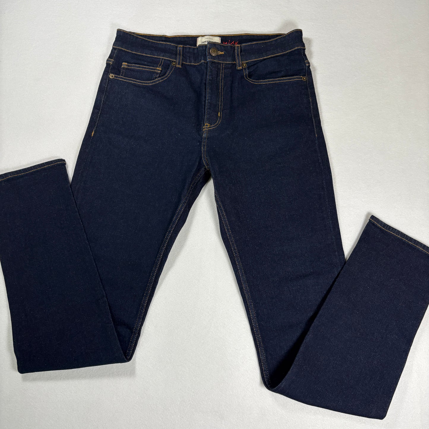 Zadig Voltaire Mens Jeans 33x30 Mick Slim Fit Dark Wash Denim NWOT Designer