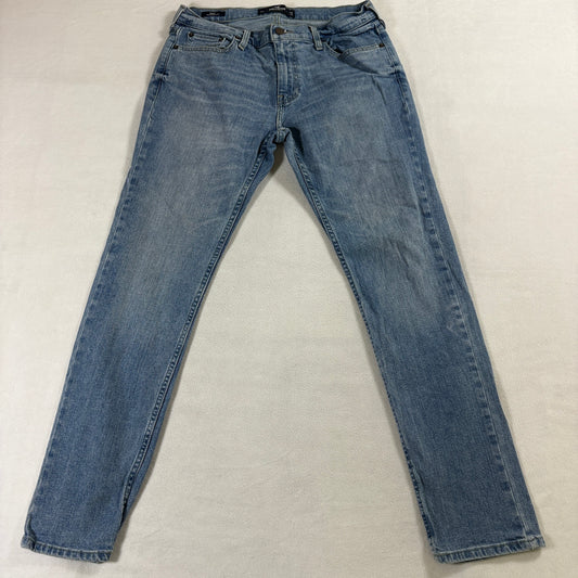 Skinny Stretch Jeans Hollister Epic Flex W32 L32 Fits Like 31X30 Light Wash