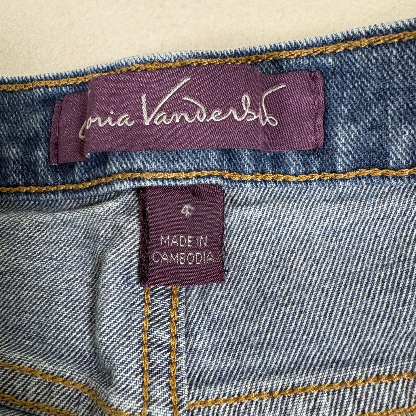 Gloria Vanderbilt Womens 4 Jeans Medium Wash Denim Stretch Skinny Y2K Classic