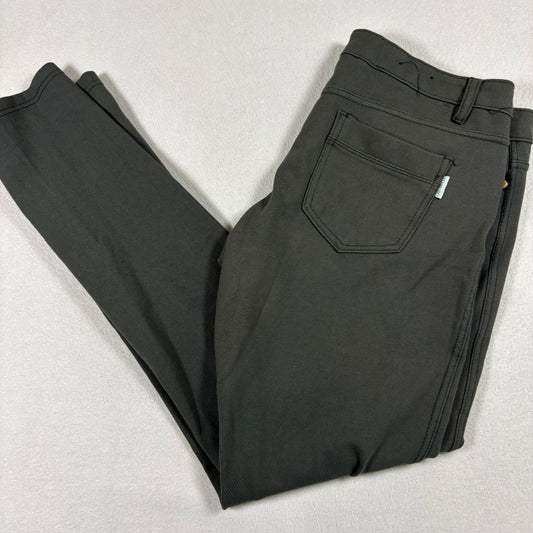 ChicStyle Womens XL Skinny Pants Dark Gray Stretch Cotton Blend Y2K Minimalist