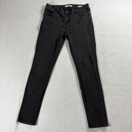 Bullhead Low Rise Womens 9 Black Skinniest Stretch Y2K Grunge Skinny Jeans AltX