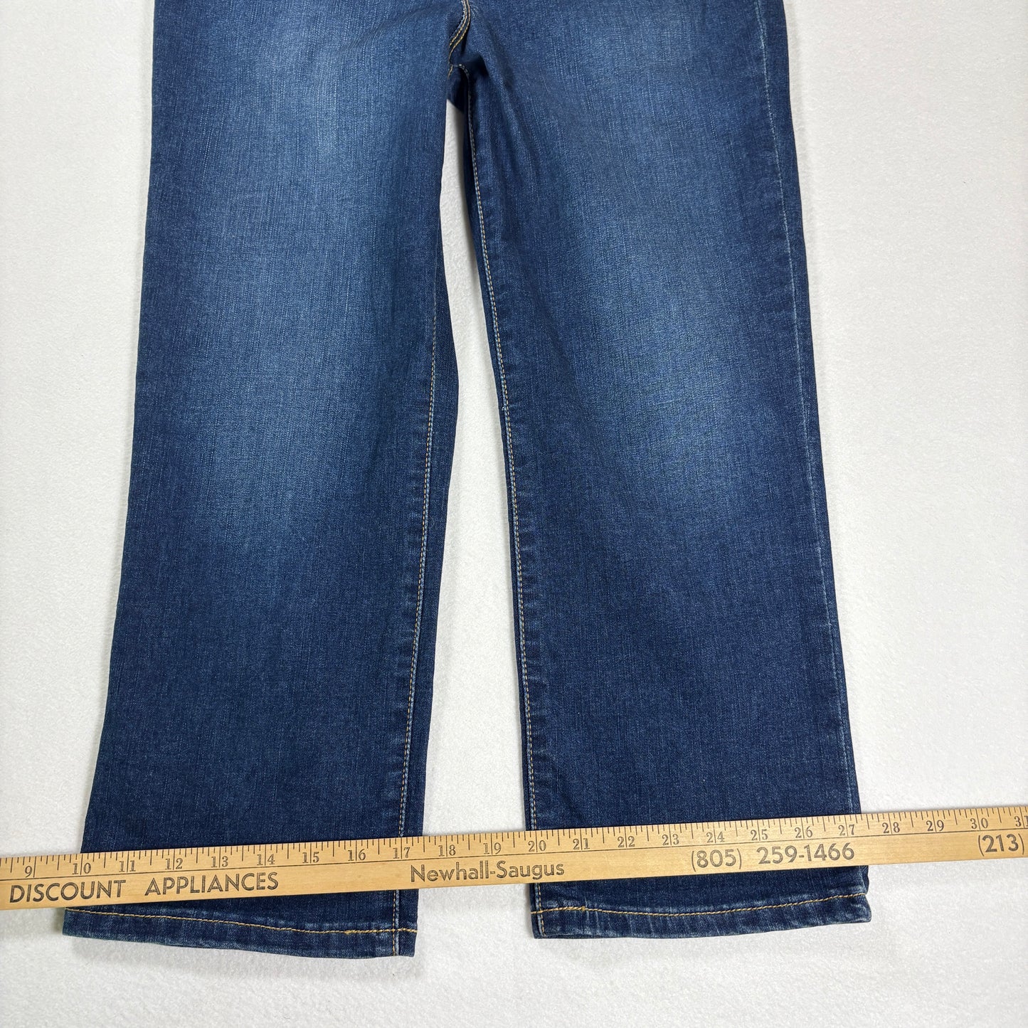 Gloria Vanderbilt Womens Amanda Capri Jeans Size 6 Blue Super Stretch Denim NWT