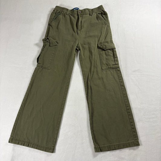 Old Navy Kids XL 14-16 Green Cargo Pants Y2K Streetwear Utility Baggy Retro Kids
