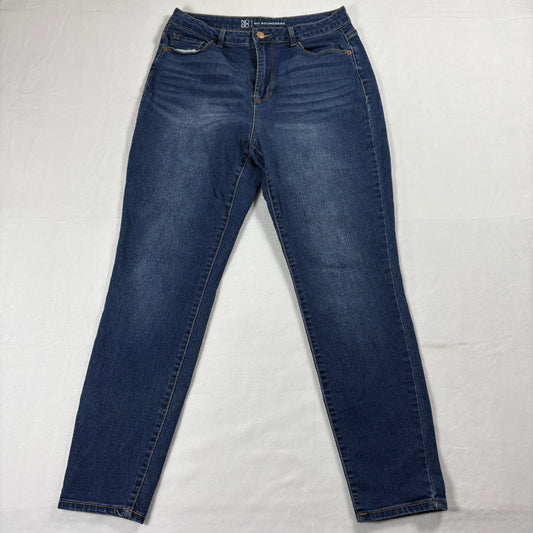 Vintage Blue Skinny Jeans Womens 11 Stretch High Rise Denim Retro Soft Wash