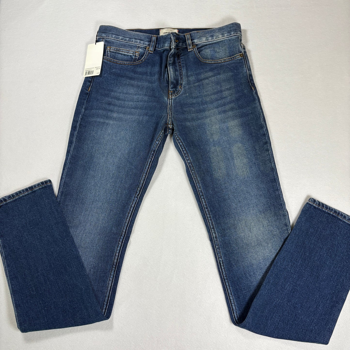Zadig Voltaire Womens Mick Denim Jeans Size 29 Medium Blue Skinny Eco NWT $248