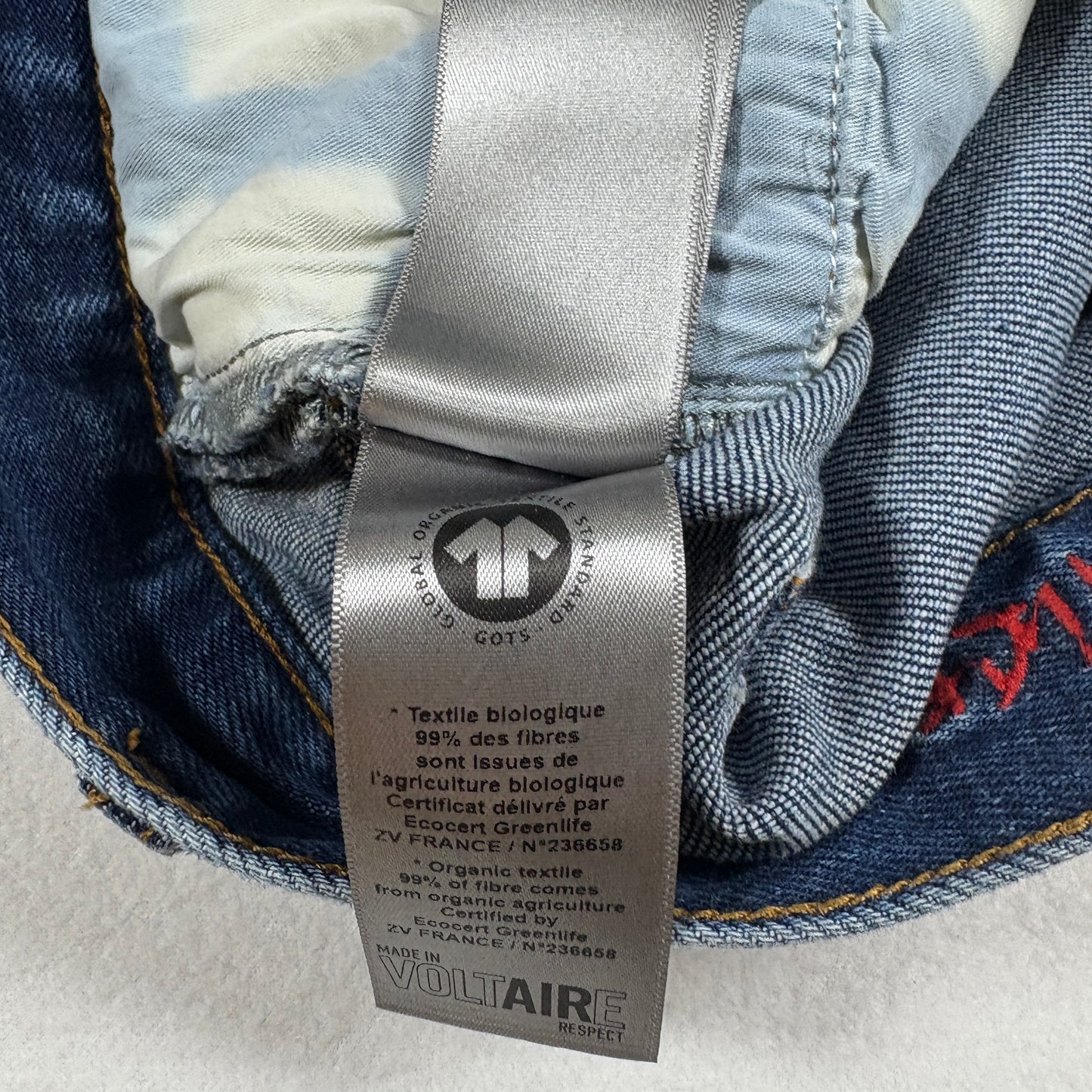 Zadig Voltaire Womens Mick Denim Jeans Size 29 Medium Blue Skinny Eco NWT $248