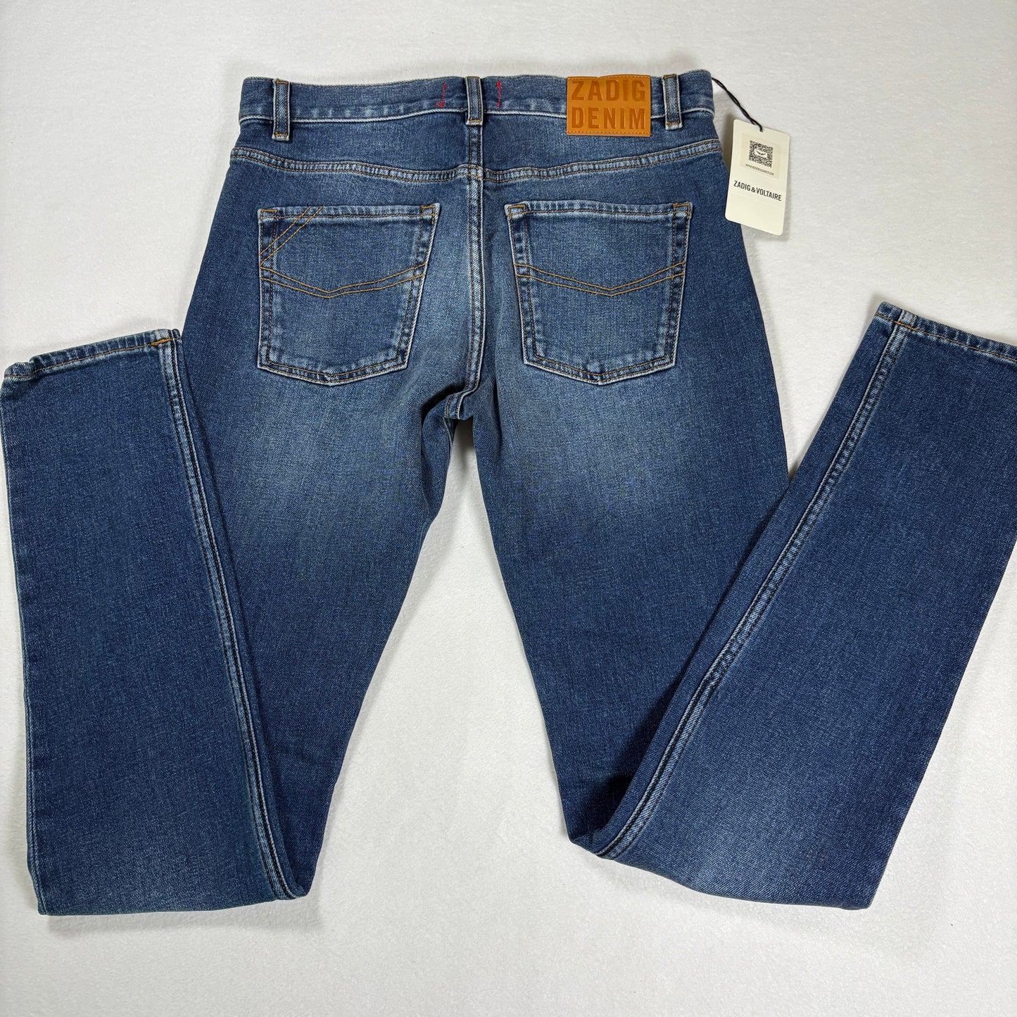 Zadig Voltaire Womens Mick Denim Jeans Size 29 Medium Blue Skinny Eco NWT $248