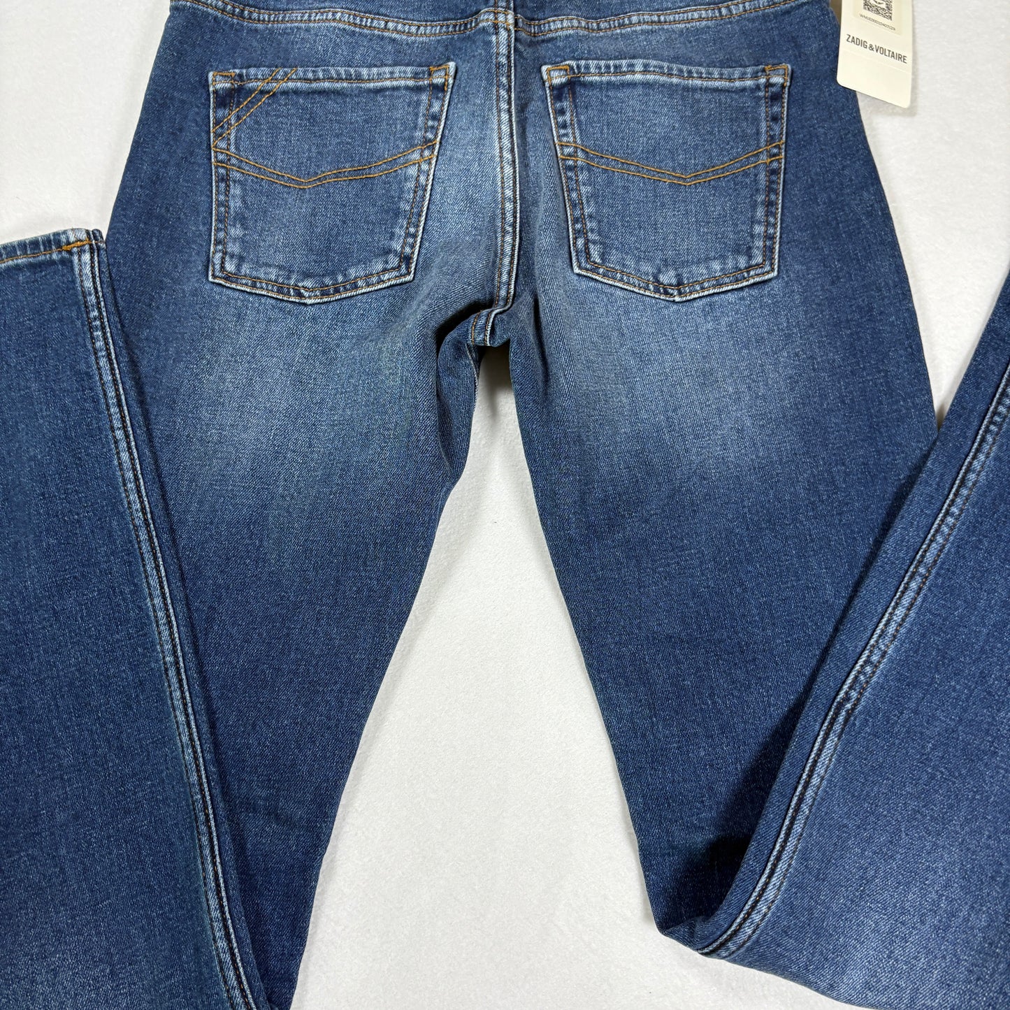 Zadig Voltaire Womens Mick Denim Jeans Size 29 Medium Blue Skinny Eco NWT $248
