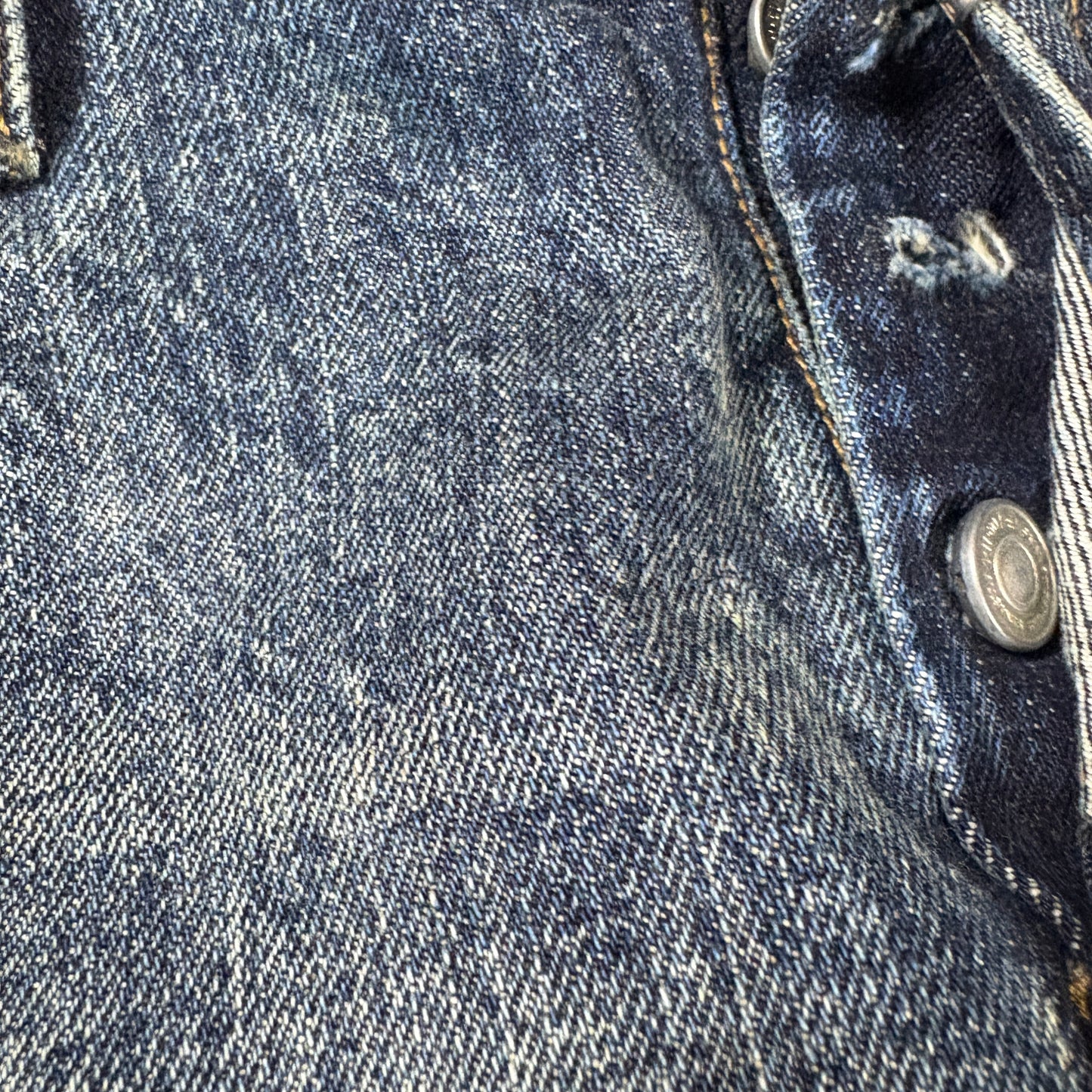 AllSaints Mens Cigarette Skinny Jeans Size 30 Blue Vintage Fade Y2K Grunge Denim