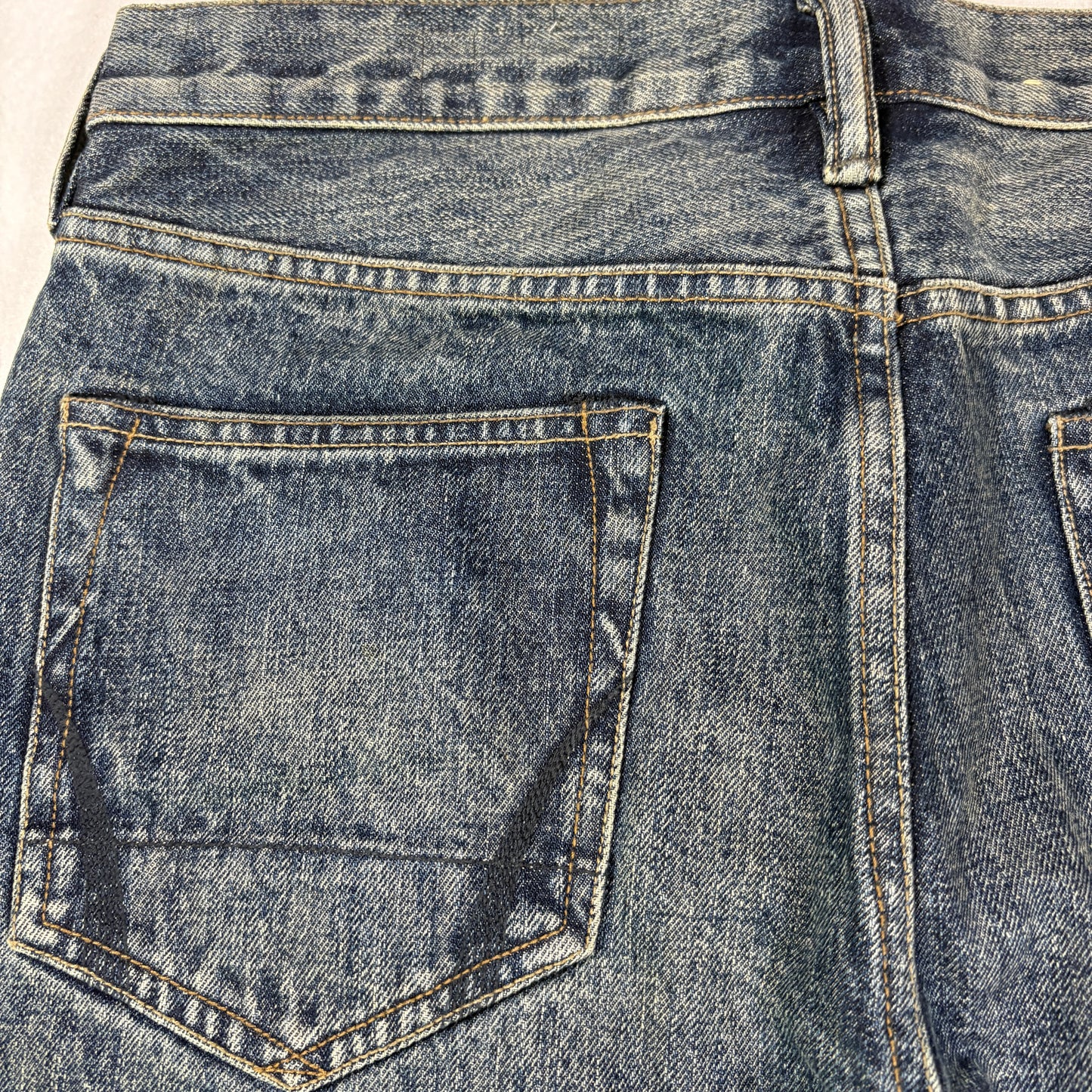 AllSaints Mens Cigarette Skinny Jeans Size 30 Blue Vintage Fade Y2K Grunge Denim