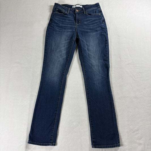 Levi’s Signature Womens W28xL32 Mid Rise Slim Dark Wash Stretch Denim Y2K Retro!