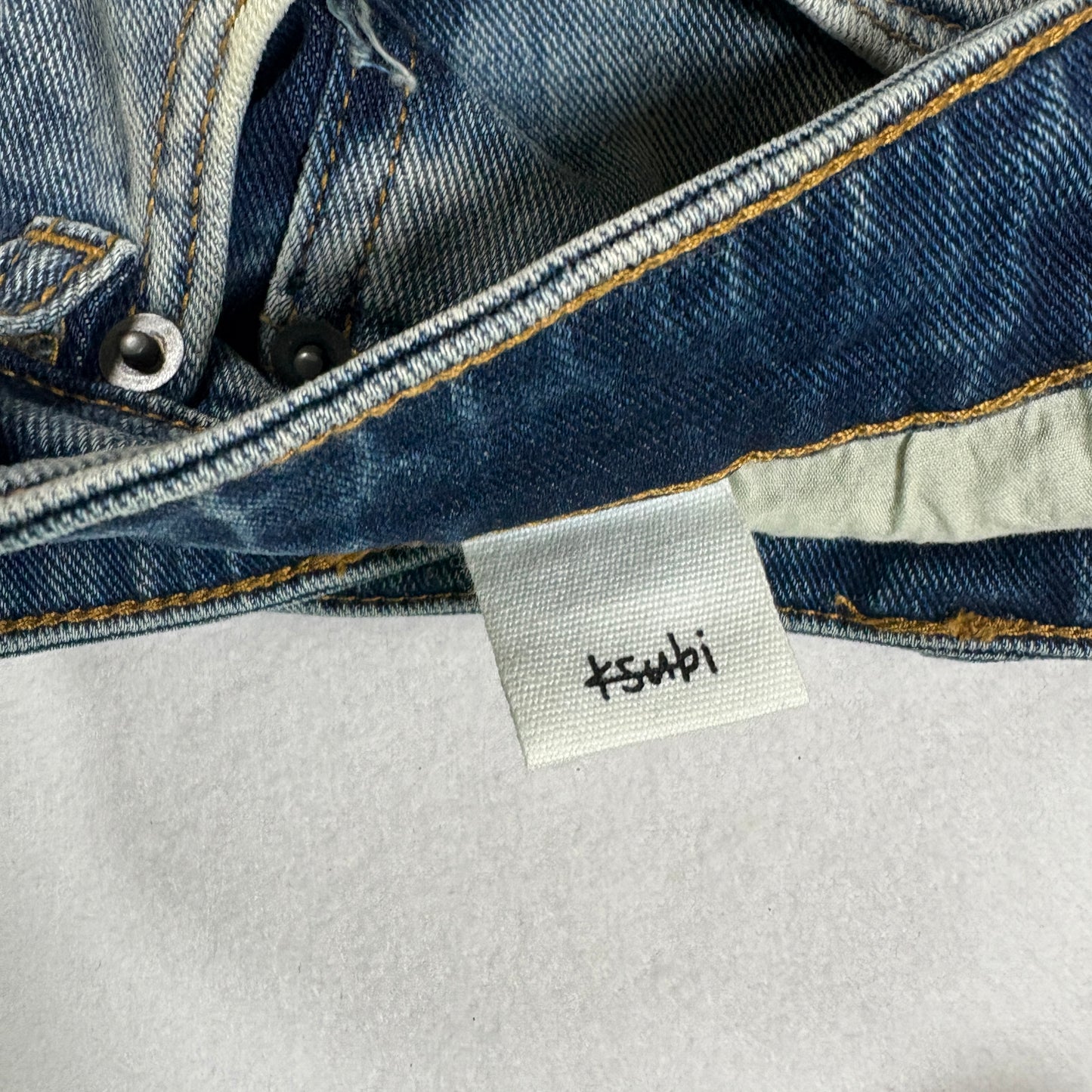 Ksubi Mens Chitch Pure Dynamite Jeans Size 36 Blue Slim Tapered Distressed NWT