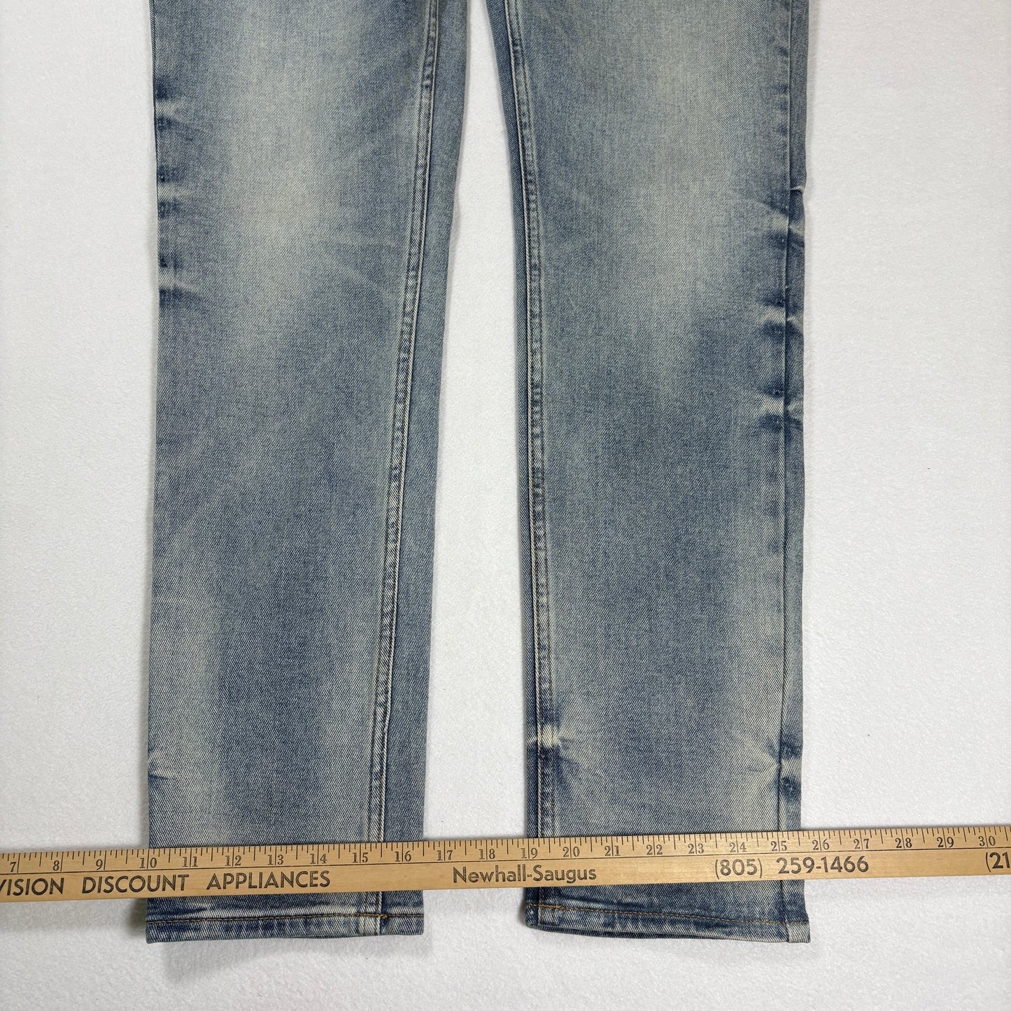 Ksubi Mens Chitch Pure Dynamite Jeans Size 36 Blue Slim Tapered Distressed NWT