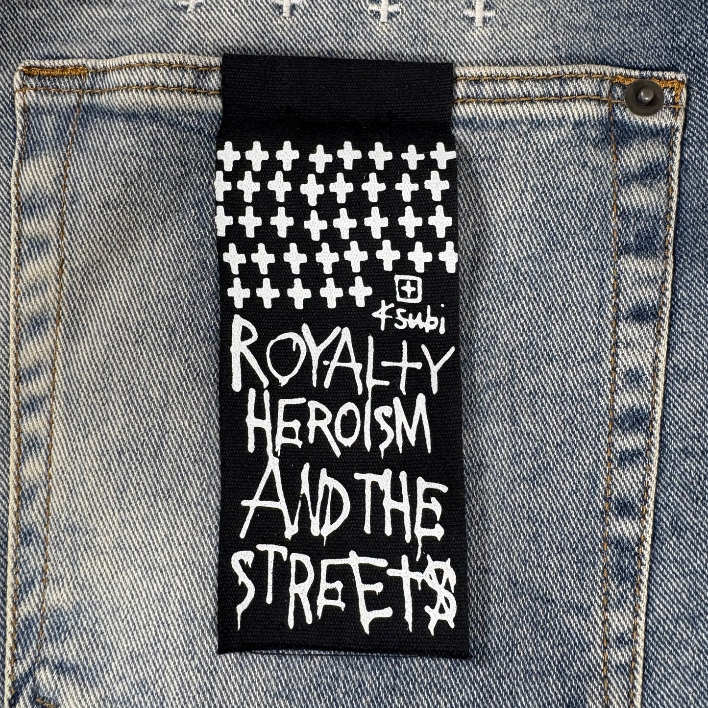 Ksubi Mens Chitch Pure Dynamite Jeans Size 36 Blue Slim Tapered Distressed NWT