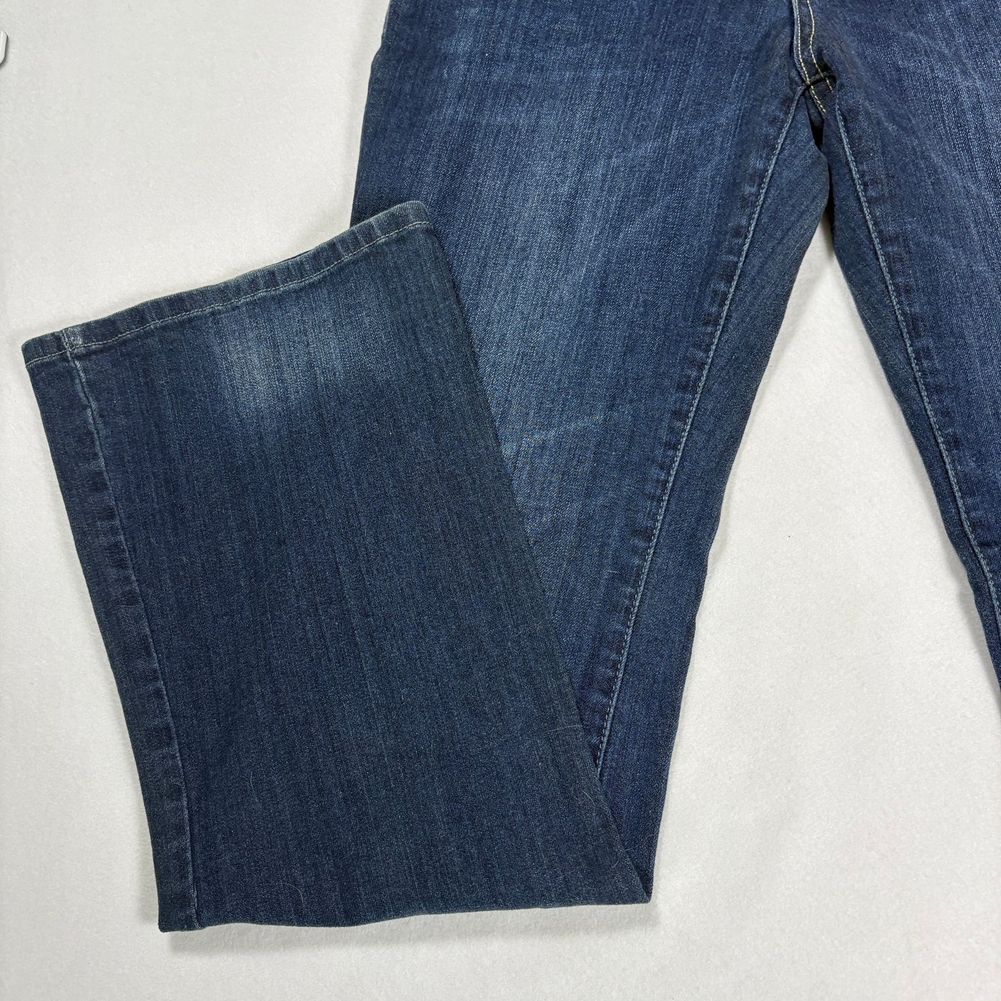 Mossimo Womens Blue Jeans Size 9 Flare Bootcut Y2K Stretch Denim Vintage