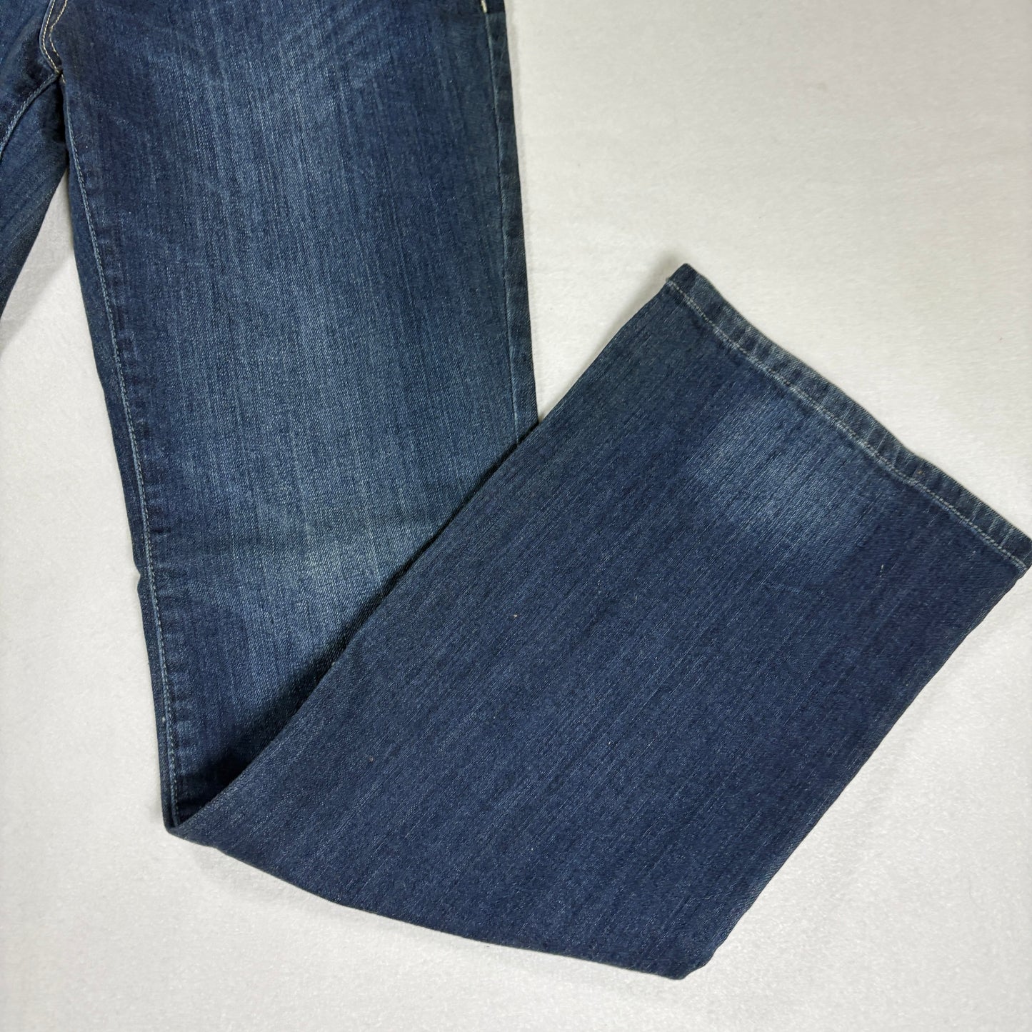 Mossimo Womens Blue Jeans Size 9 Flare Bootcut Y2K Stretch Denim Vintage