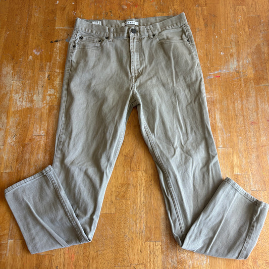 Slim Fit Stretch Jeans PacSun 32x32 Fits Like 32X30 Beige Khaki Casual