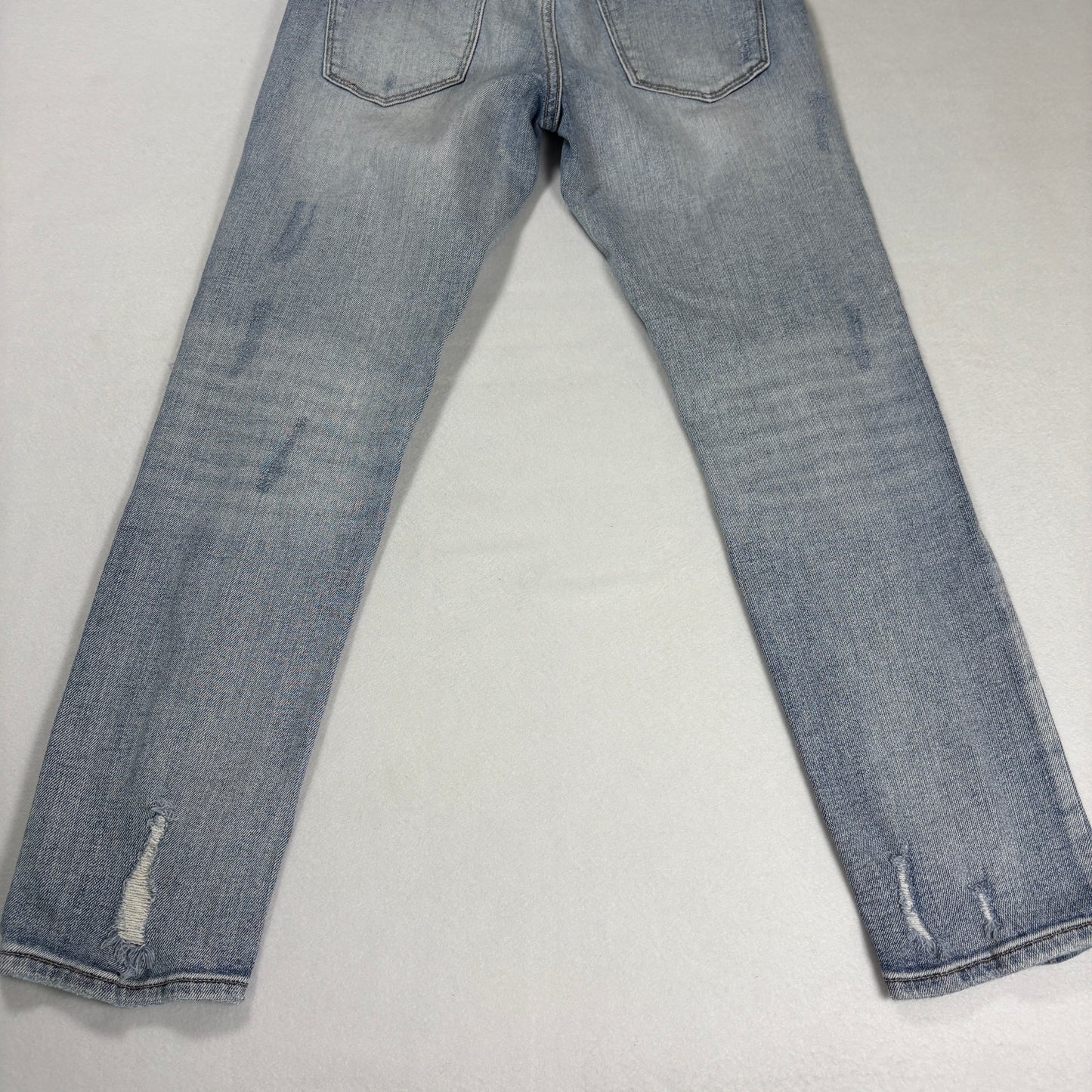 Eunina Womens Jeans Size 3 Low Rise Boyfriend Crop Distressed Y2K Grunge