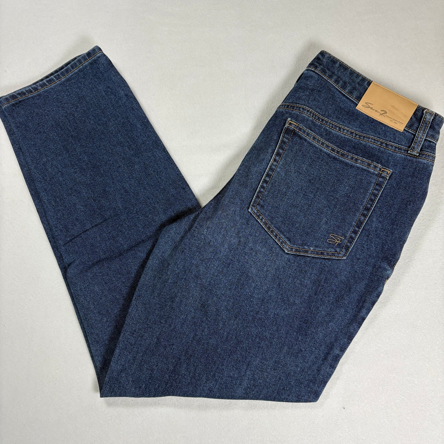 Seven7 Womens Jeans Size 6 Slim Straight Blue Denim Stretch Classic