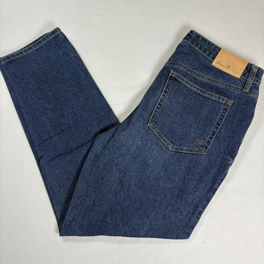 Seven7 Womens Jeans Size 6 Slim Straight Blue Denim Stretch Classic