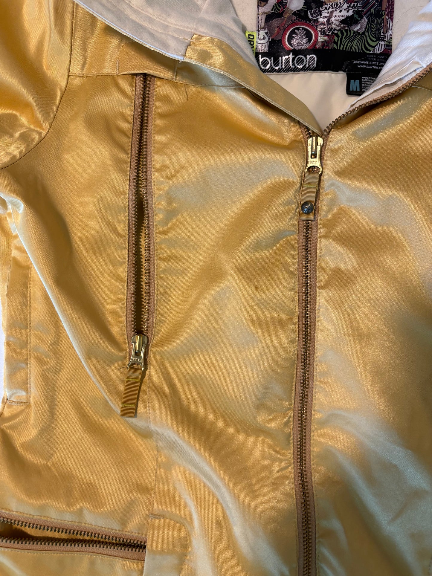 Burton Women’s Gold DryRide Snowboard Jacket – Medium – Waterproof Ski Snow Coat
