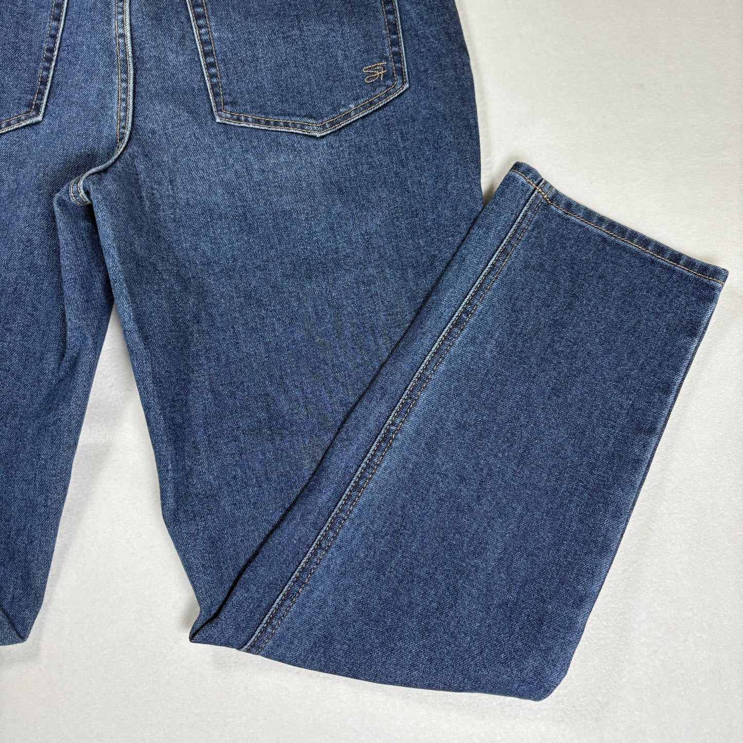 Seven7 Womens Jeans Size 6 Slim Straight Blue Denim Stretch Classic