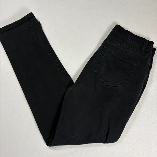 Gloria Vanderbilt Womens Jeans Size 4 Black Amanda High Rise Straight Classic