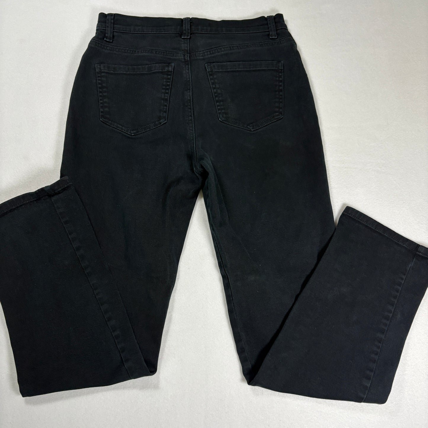 Gloria Vanderbilt Womens Jeans Size 4 Black Amanda High Rise Straight Classic