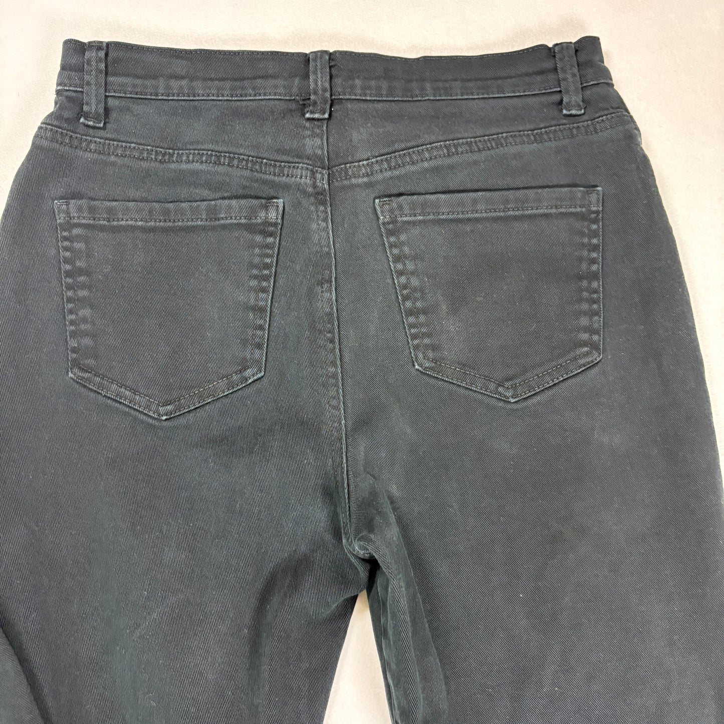 Gloria Vanderbilt Womens Jeans Size 4 Black Amanda High Rise Straight Classic