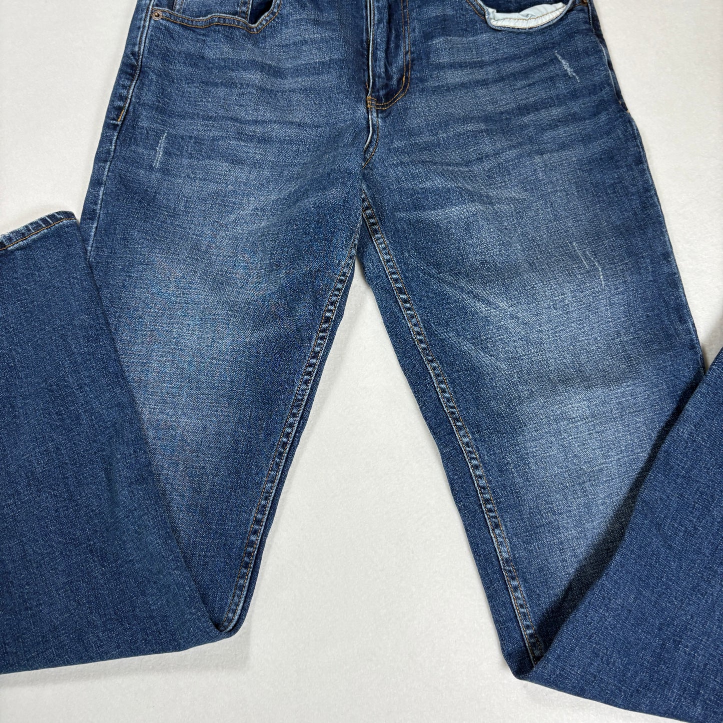 RSQ Mens Slim Straight Jeans 30x32 Blue Denim Y2K Vintage Grunge 90s