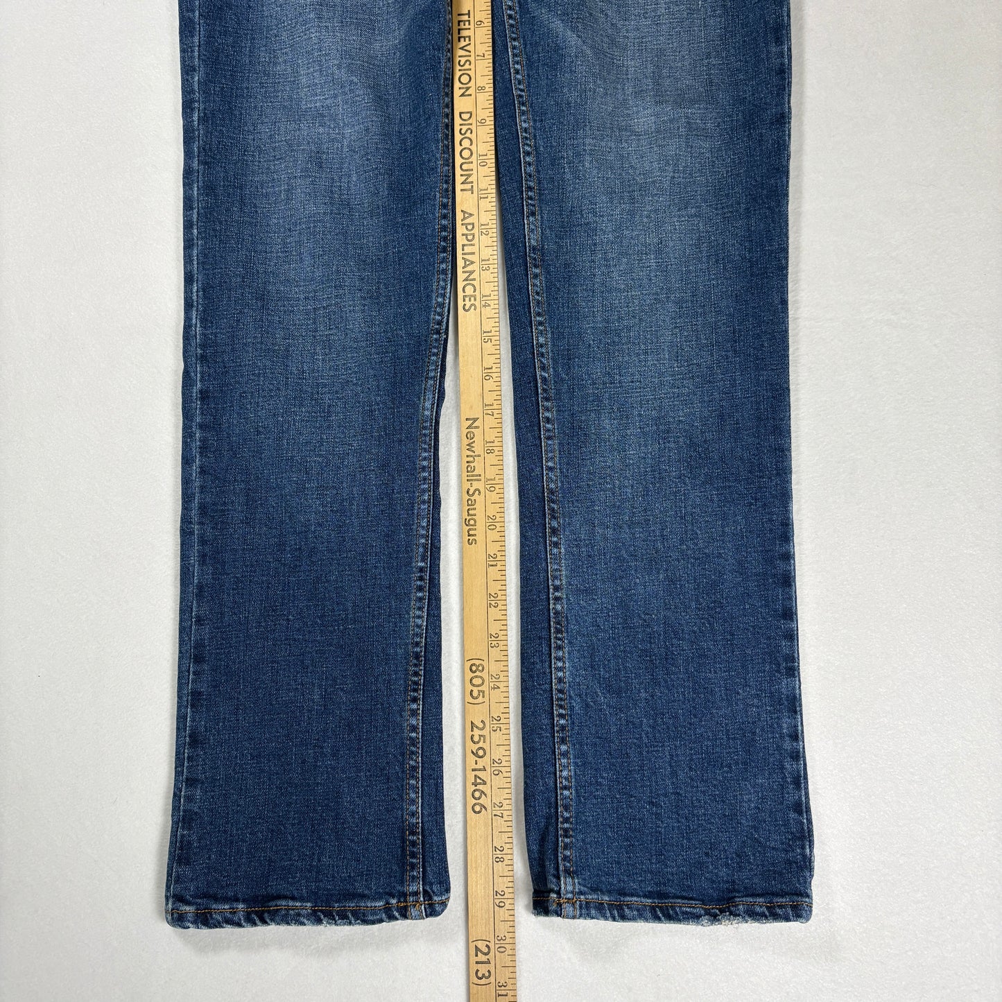 RSQ Mens Slim Straight Jeans 30x32 Blue Denim Y2K Vintage Grunge 90s