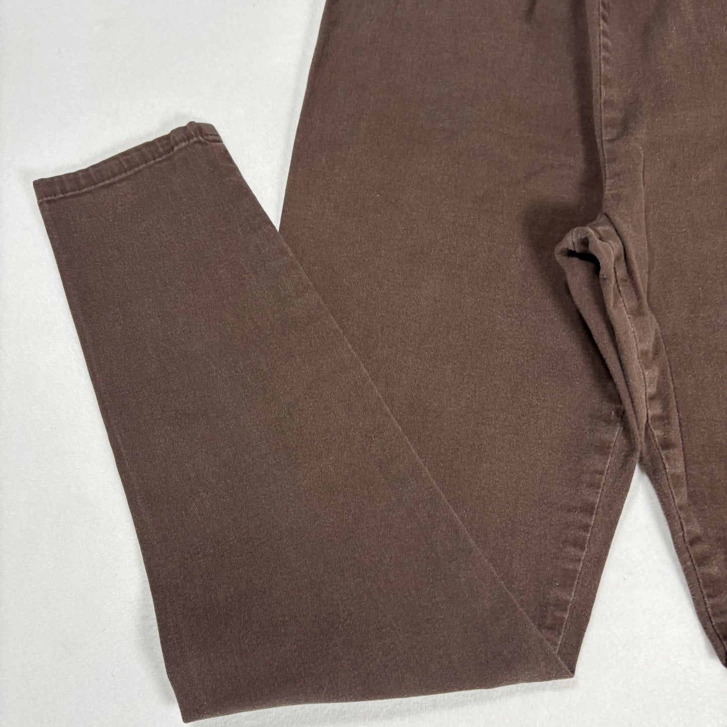 Metrostyle Womens Brown Stretch Pants L High Rise Baggy Y2K 90s Vintage