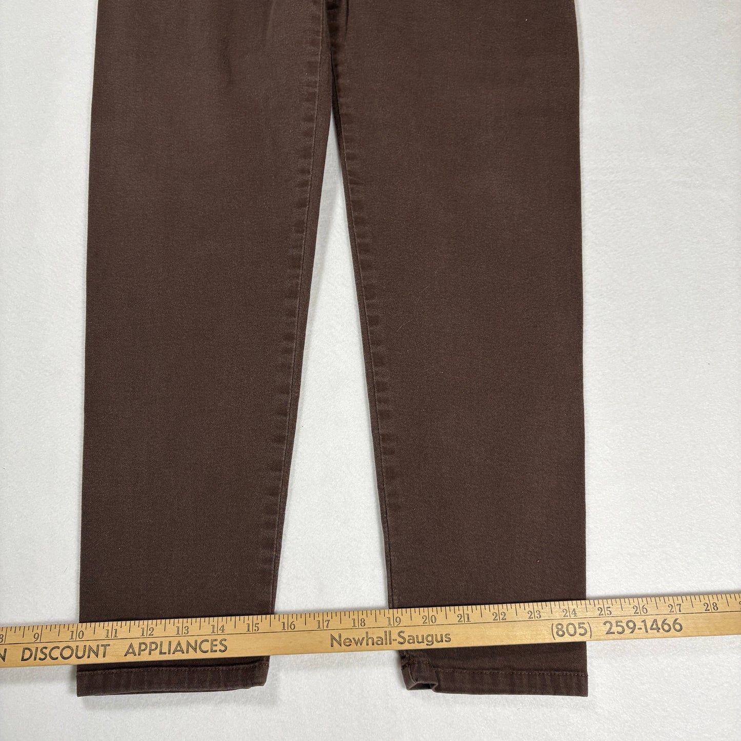 Metrostyle Womens Brown Stretch Pants L High Rise Baggy Y2K 90s Vintage