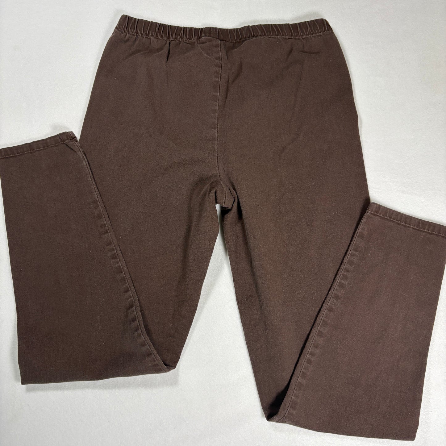 Metrostyle Womens Brown Stretch Pants L High Rise Baggy Y2K 90s Vintage