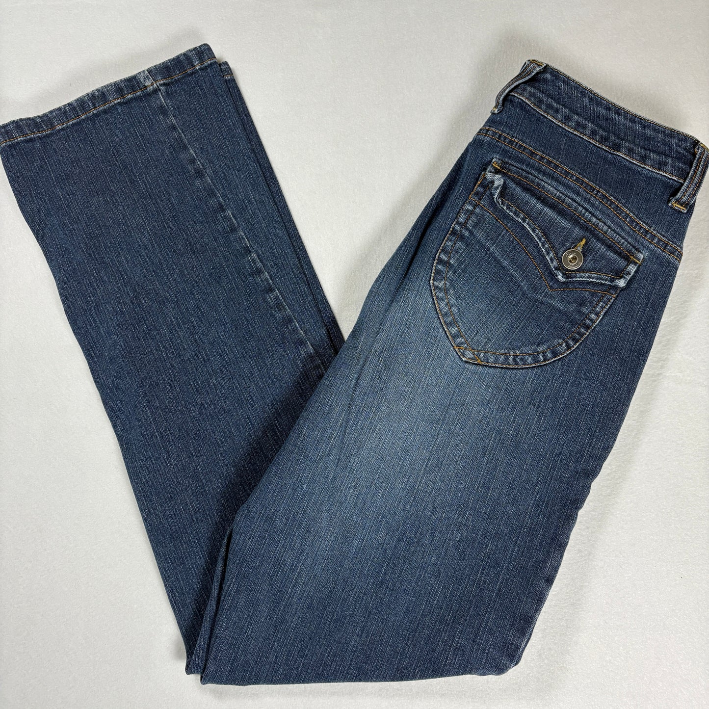 Gloria Vanderbilt Womens Jeans 10 Blue Denim High Rise Straight Y2K Vintage