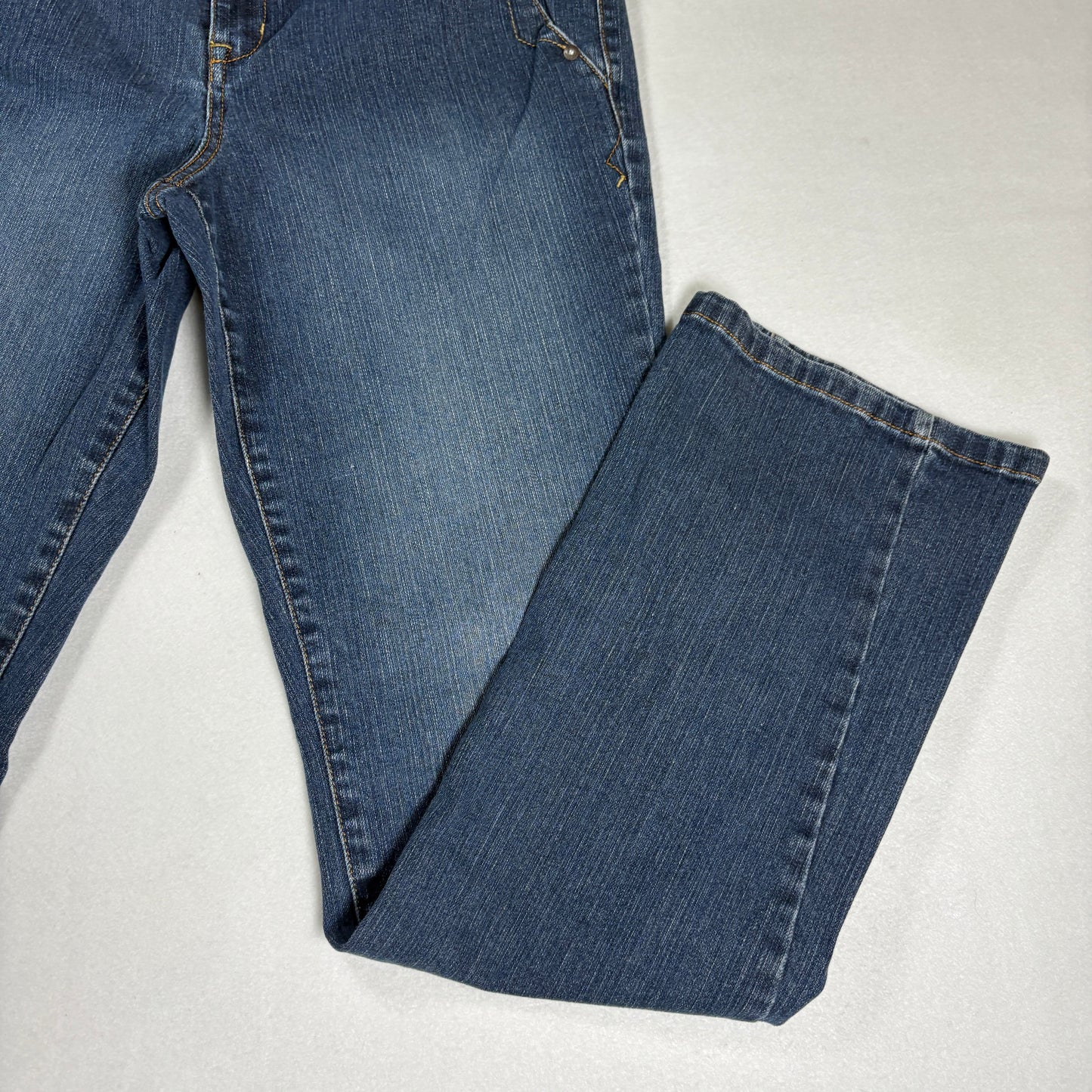 Gloria Vanderbilt Womens Jeans 10 Blue Denim High Rise Straight Y2K Vintage