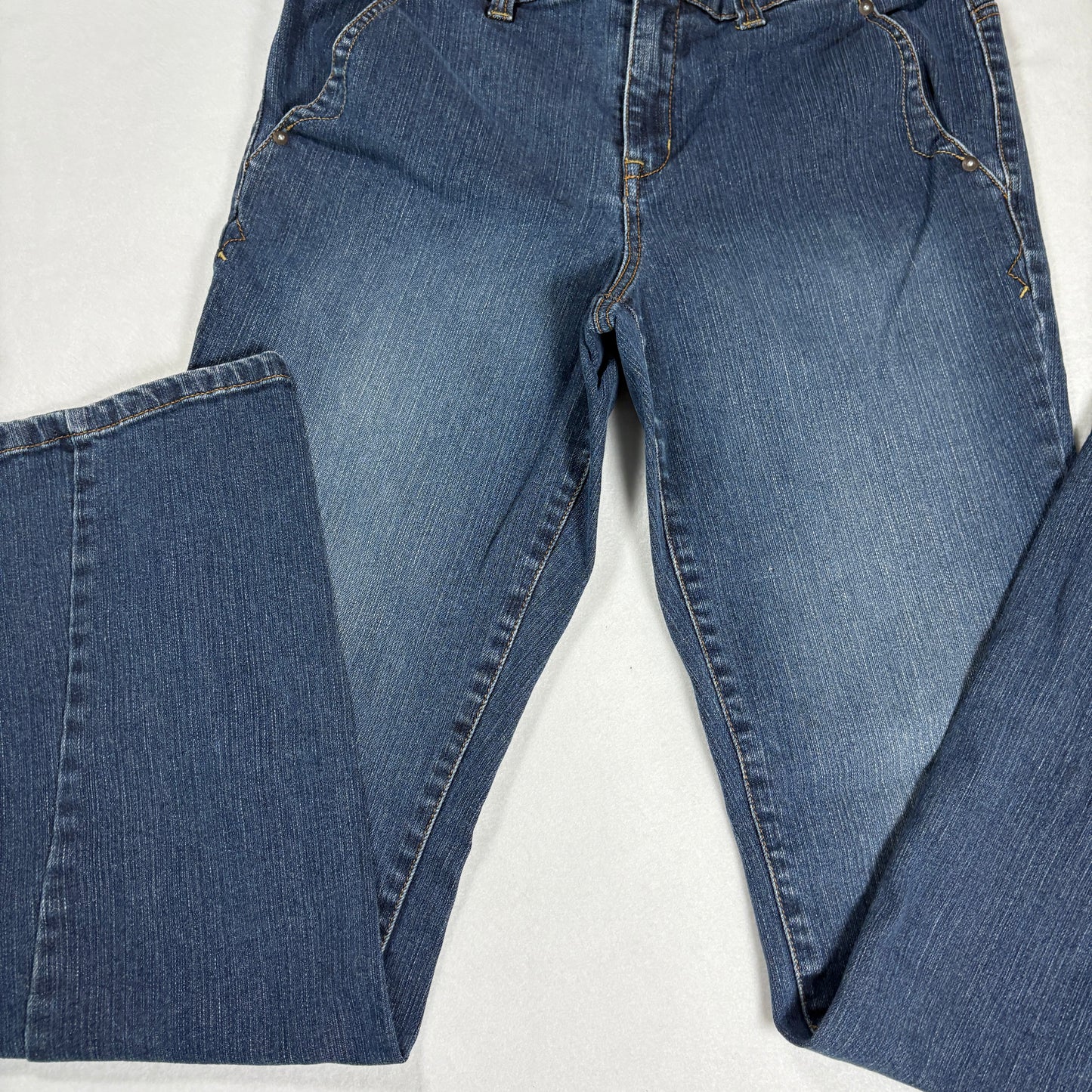 Gloria Vanderbilt Womens Jeans 10 Blue Denim High Rise Straight Y2K Vintage