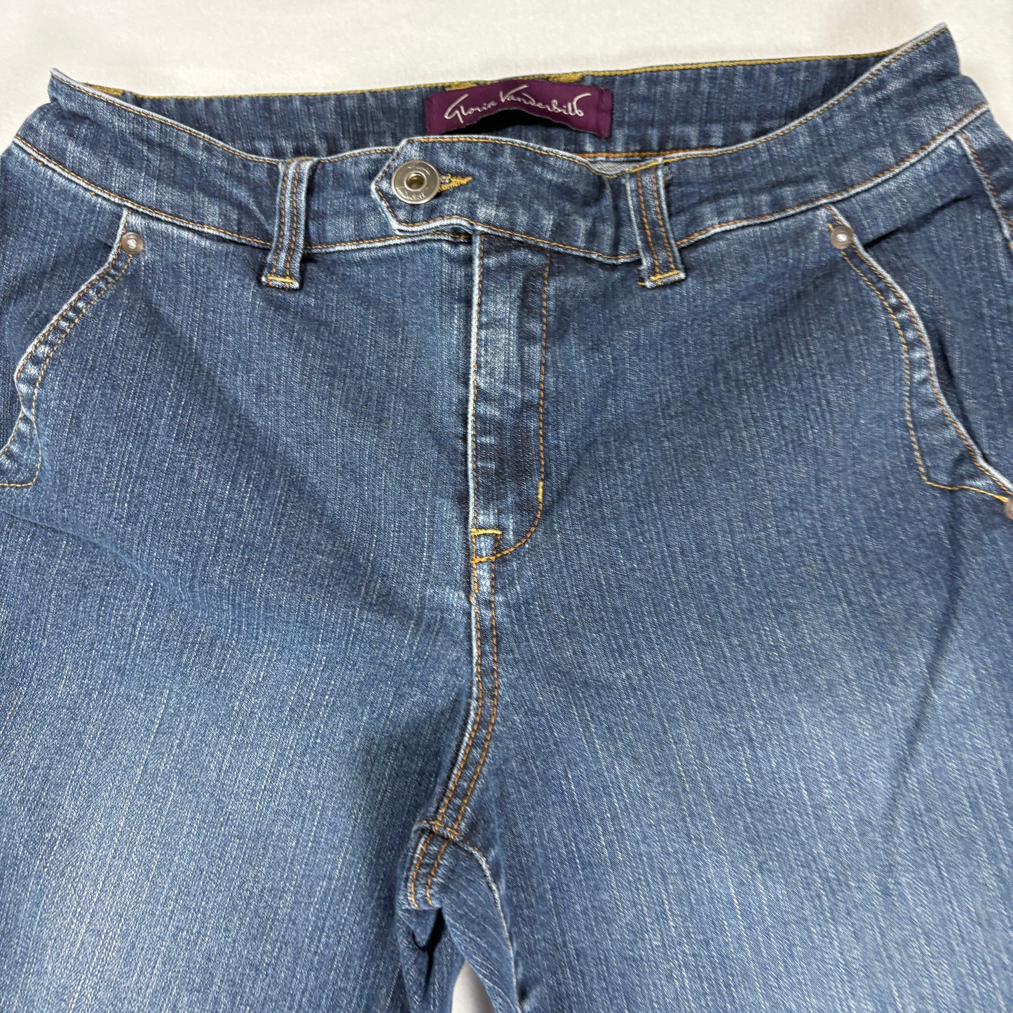 Gloria Vanderbilt Womens Jeans 10 Blue Denim High Rise Straight Y2K Vintage