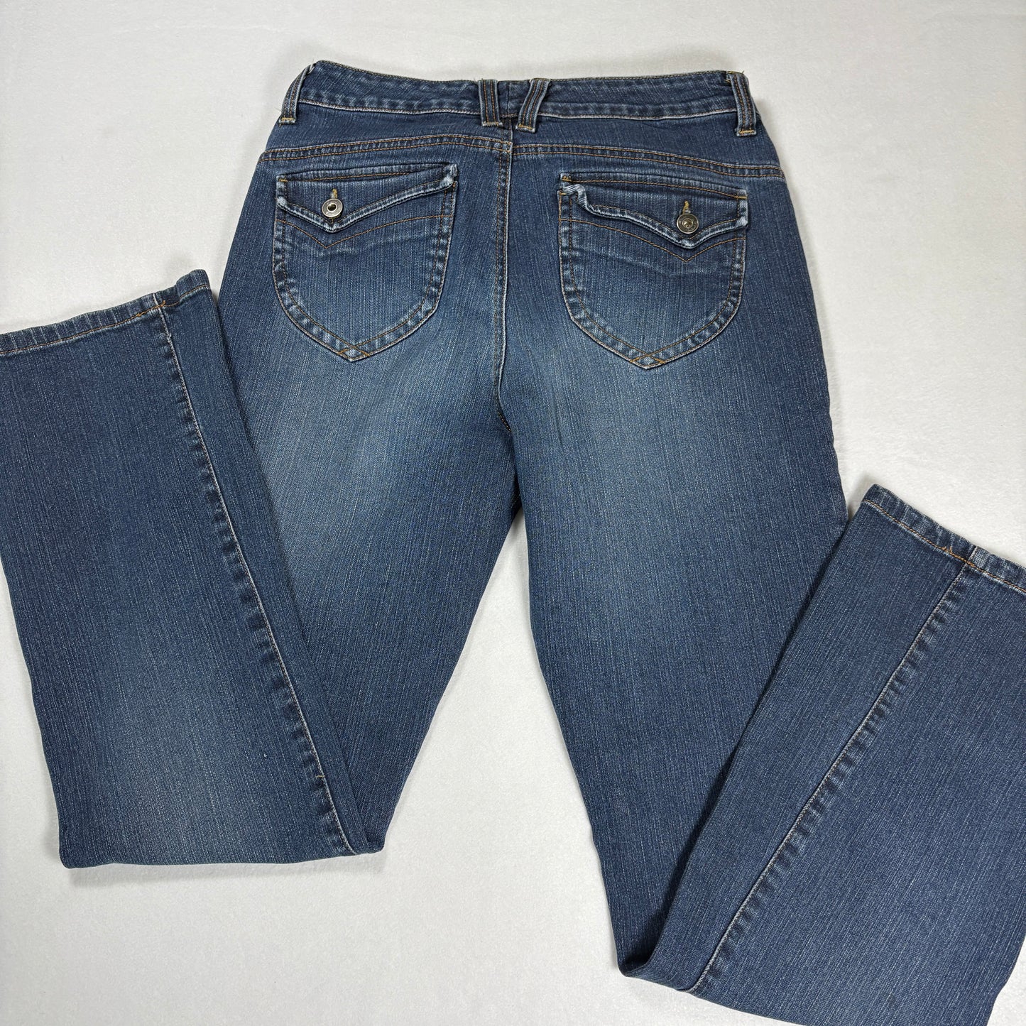 Gloria Vanderbilt Womens Jeans 10 Blue Denim High Rise Straight Y2K Vintage