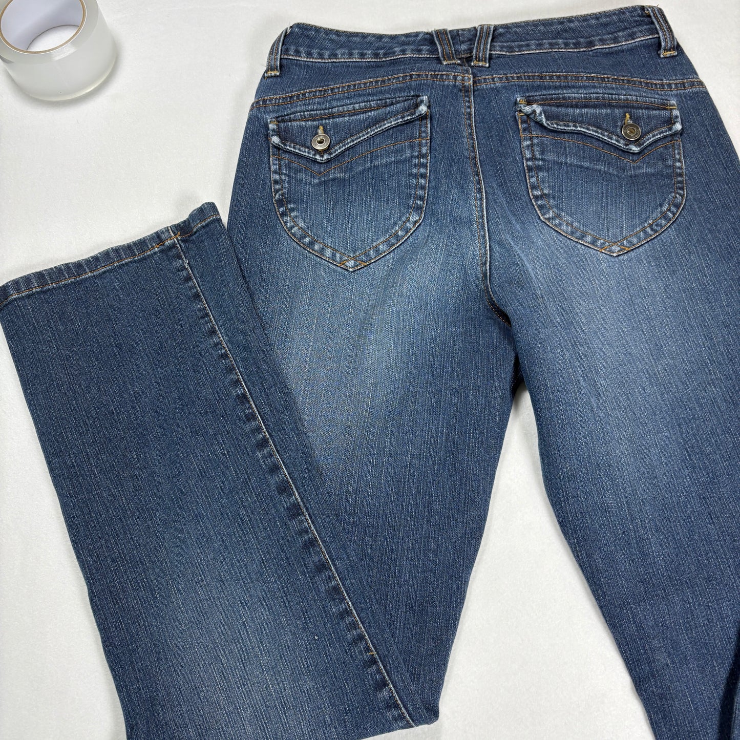 Gloria Vanderbilt Womens Jeans 10 Blue Denim High Rise Straight Y2K Vintage