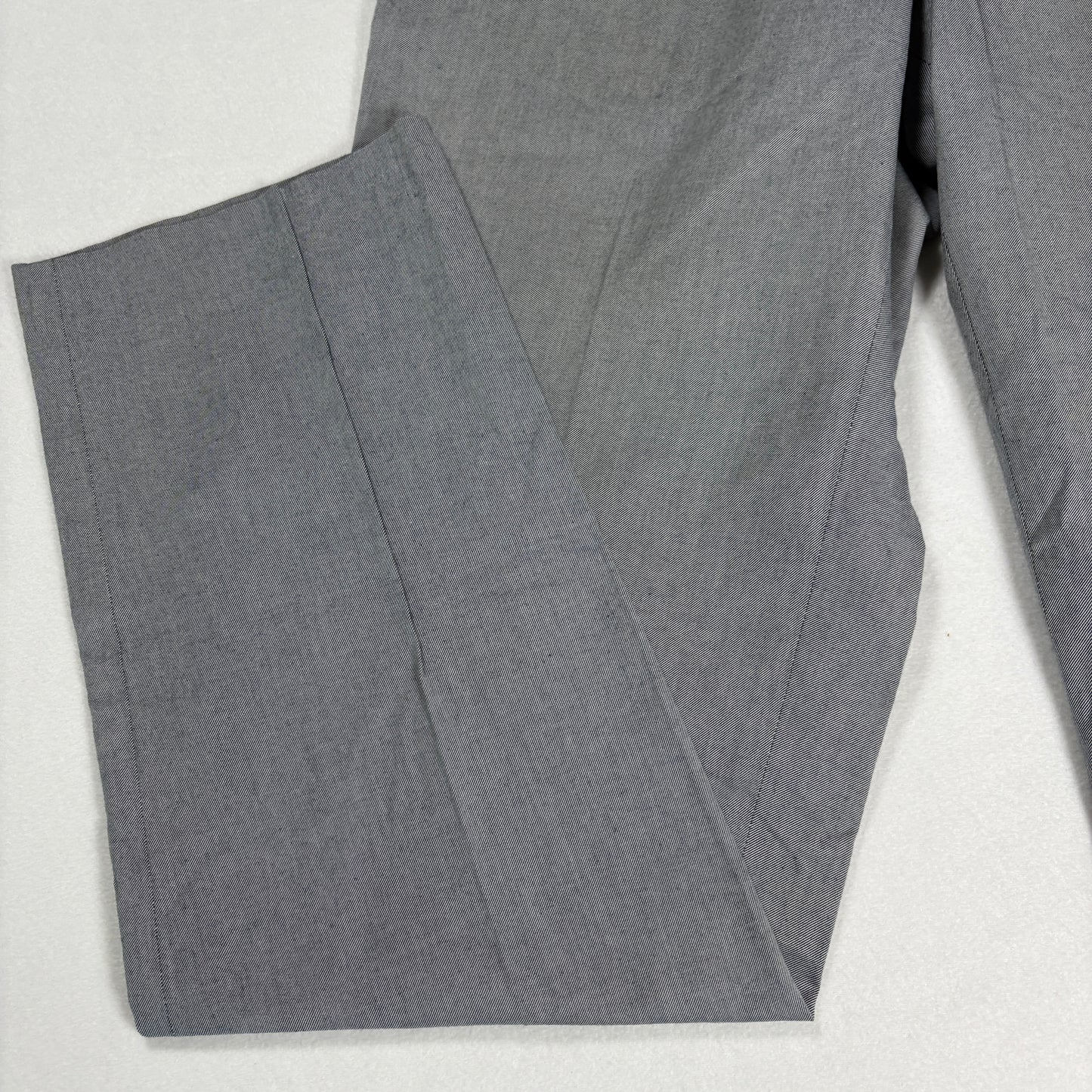 Oliver Spencer Mens Gray Pants 36 Baggy Straight Tailored Cotton Made Portugal